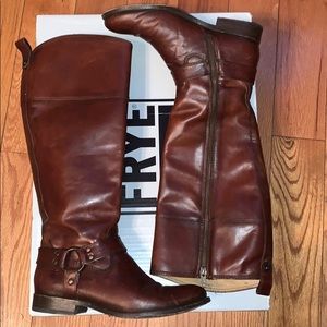 Frye Extended Calf Melissa Hardness Boots